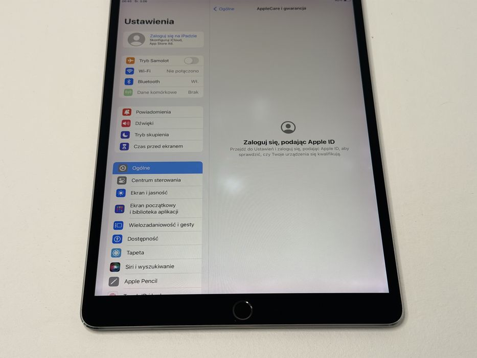 iPad Pro 10.5 (A1709) - 64GB - Cellular (LTE) - faktura VAT 23%