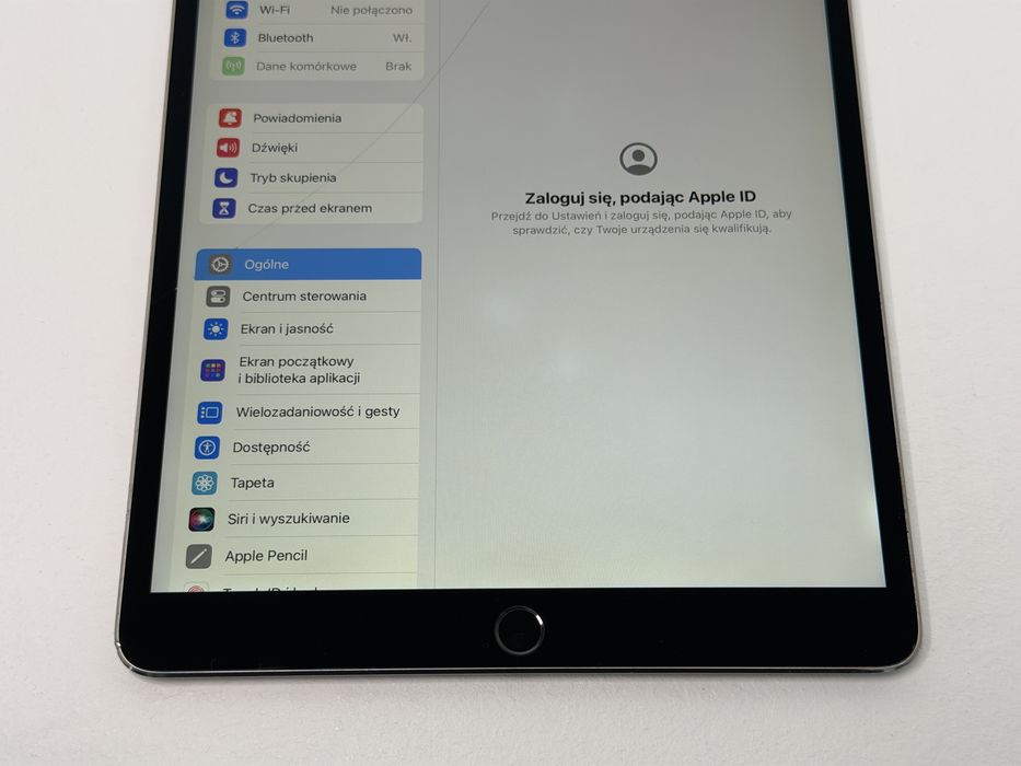 iPad Pro 10.5 (A1709) - 64GB - Cellular (LTE) - pęknięty - faktura VAT 23%