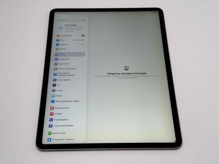 iPad Pro 12.9 3. gen. (A1876) - 256GB - faktura VAT 23%