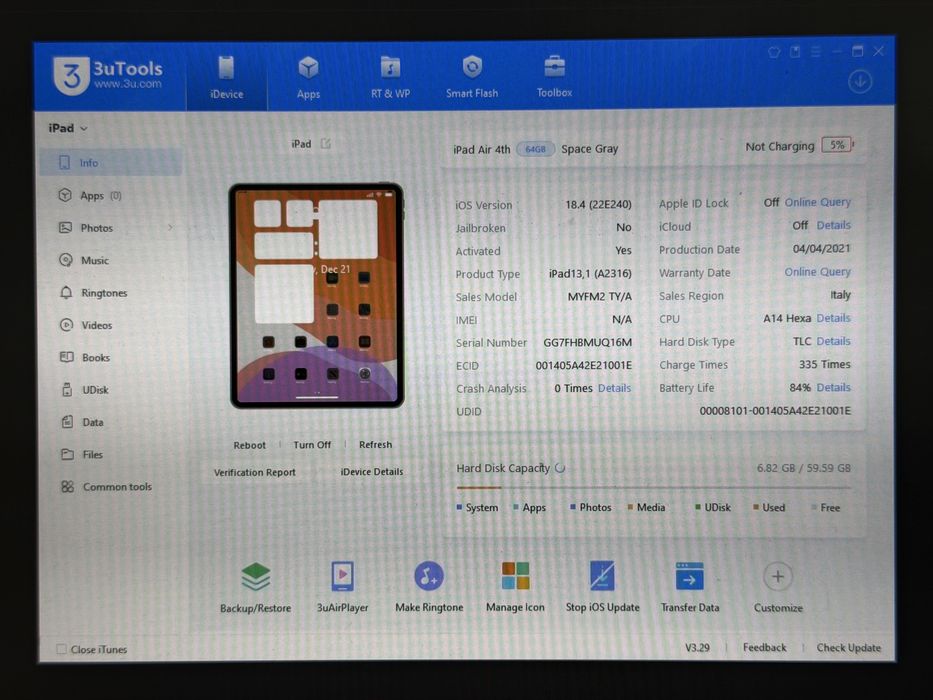 iPad Air 4 (A2316) - 64GB - faktura VAT 23%