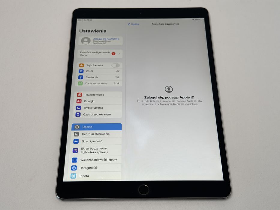 iPad Pro 10.5 (A1709) - 64GB - Cellular (LTE) - Space Gray - faktura VAT 23%