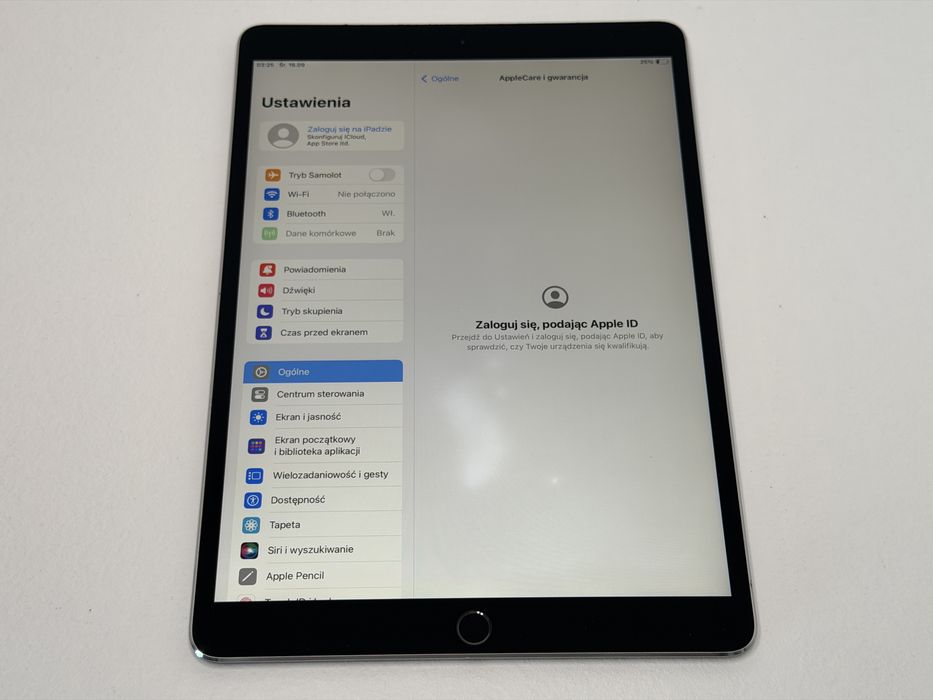 iPad Pro 10.5 (A1709) - 64GB - Cellular (LTE) - Space Gray - faktura VAT 23%
