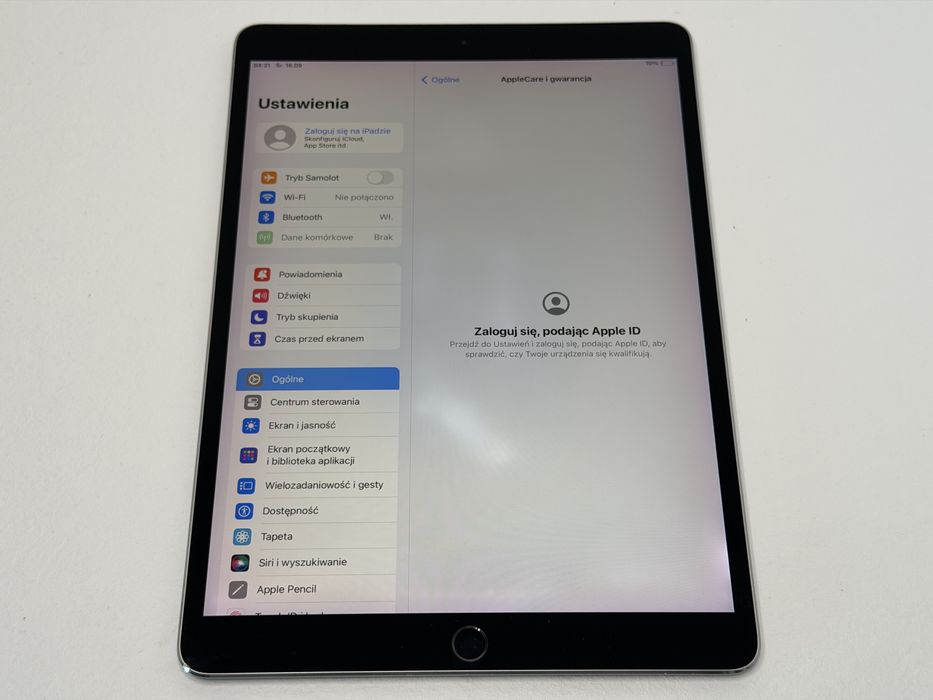 iPad Pro 10.5 (A1709) - 64GB - Cellular (LTE) - Space Gray - faktura VAT 23%