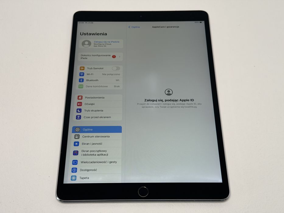iPad Pro 10.5 (A1709) - 256GB - Cellular (LTE) - Space Gray - faktura VAT 23%
