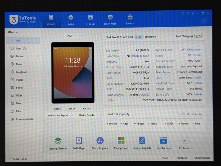 iPad Pro 12.9 2. gen. (A1670) - 64GB - faktura VAT 23%