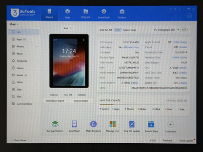 iPad Air 1 (A1475) - 32GB - Cellular (LTE) - faktura VAT 23%