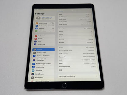 iPad Pro 10.5 (A1709) - 256GB - Cellular (LTE) - Space Gray - faktura VAT 23%