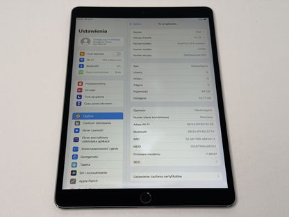 iPad Pro 10.5 (A1709) - 64GB - Cellular (LTE) - faktura VAT 23%