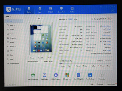iPad mini 5 (A2124) - 256GB - Cellular (LTE) - faktura VAT 23%