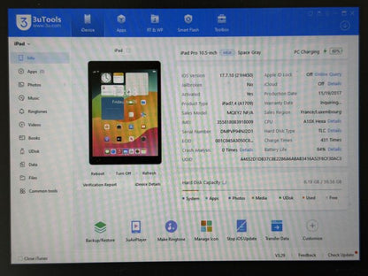 iPad Pro 10.5 (A1709) - 64GB - Cellular (LTE) - faktura VAT 23%