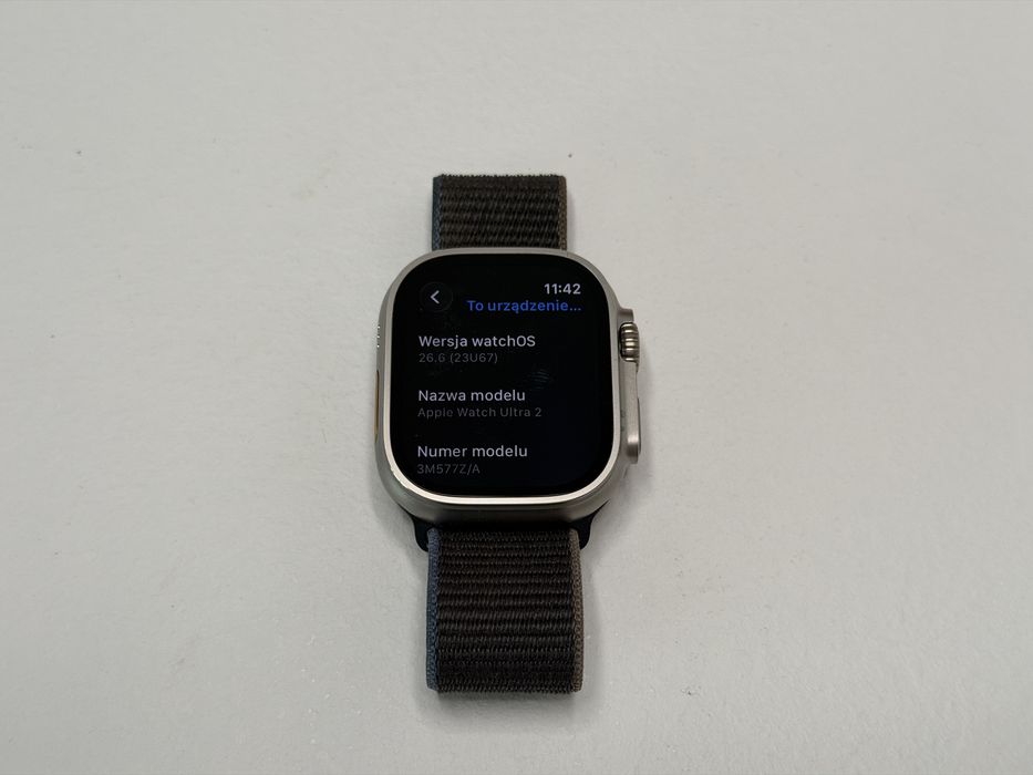 Apple Watch Ultra 2 49mm (A2986) - Natural Titanium - faktura VAT 23%