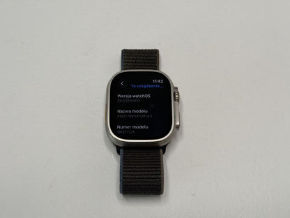 Apple Watch Ultra 2 49mm (A2986) - Natural Titanium - faktura VAT 23%