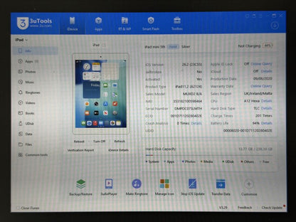 iPad mini 5 (A2124) - 256GB - Cellular (LTE) - faktura VAT 23%