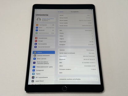 iPad Pro 10.5 (A1709) - 64GB - Cellular - pęknięty - faktura VAT 23%