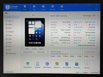iPad 8. gen. (A2270) - 32GB - Space Gray - faktura VAT 23%