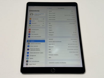 iPad Pro 10.5 (A1709) - 64GB - Cellular (LTE) - faktura VAT 23%