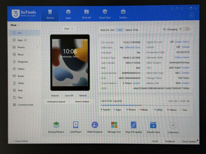 iPad Air 2 (A1566) - 16GB - faktura VAT 23%