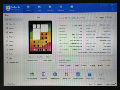 iPad Pro 10.5 (A1709) - 64GB - Cellular (LTE) - Space Gray - faktura VAT 23%