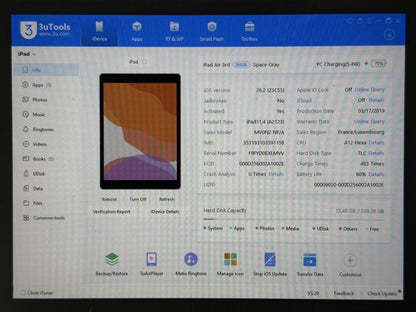 iPad Air 3 (A2123) - 256GB - Cellular (LTE) - faktura VAT 23%