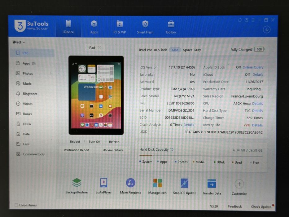 iPad Pro 10.5 (A1709) - 64GB - Cellular (LTE) - faktura VAT 23%