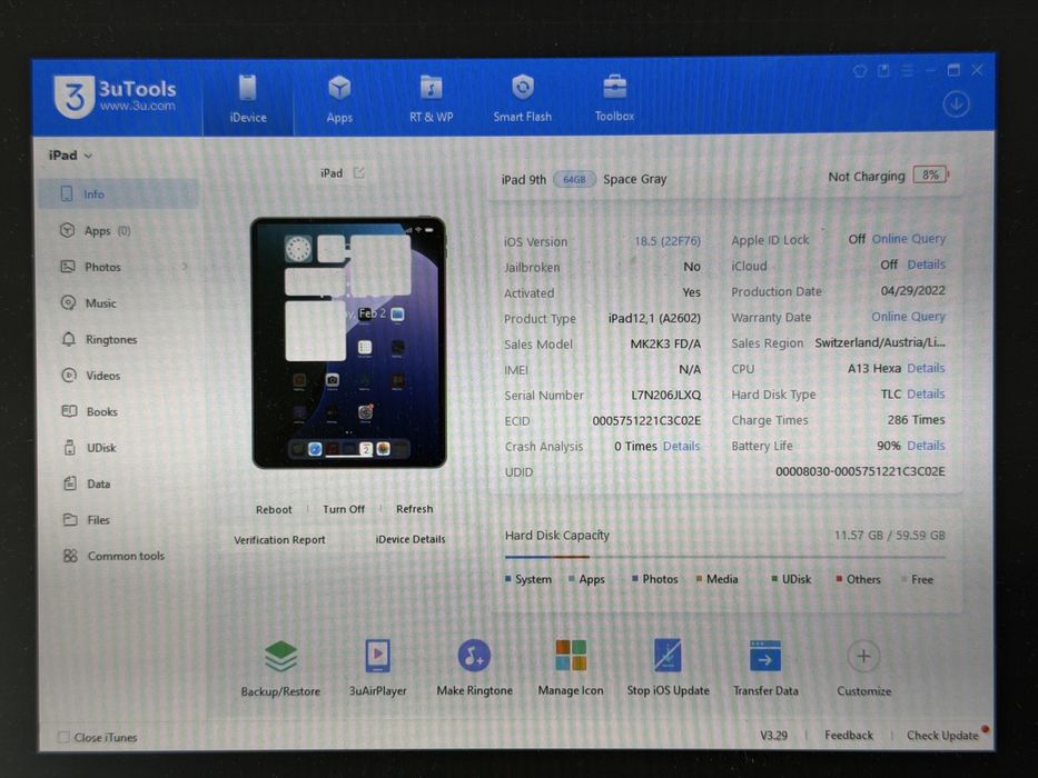 iPad 9. gen. (A2602) - 64GB - faktura VAT 23%