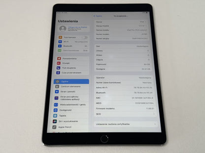 iPad Pro 10.5 (A1709) - 64GB - Cellular (LTE) - faktura VAT 23%