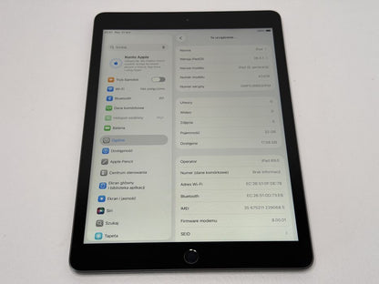 iPad 8. gen. (A2429) - 32GB - Cellular (LTE) - Space Gray - faktura VAT 23%