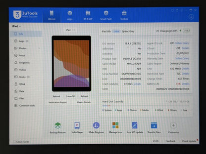 iPad 8. gen. (A2270) - 128GB - faktura VAT 23%