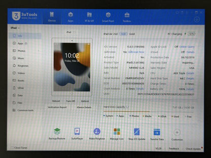 iPad Air 2 (A1566) - 16GB - faktura VAT 23%
