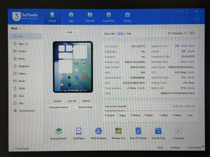 iPad 10. gen. (A2696) - 64GB - faktura VAT 23%
