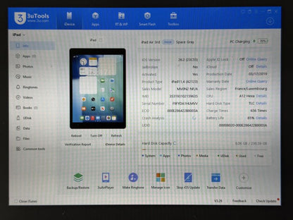 iPad Air 3 (A2123) - 256GB - Cellular (LTE) - faktura VAT 23%
