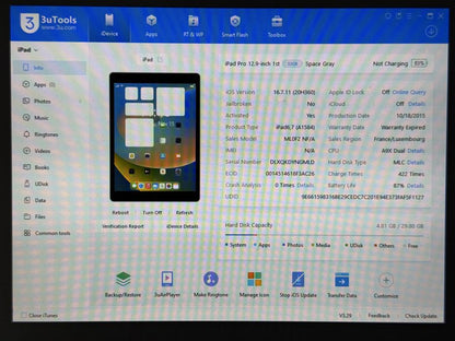 iPad Pro 12.9 1. gen. (A1584) - 32GB - faktura VAT 23%