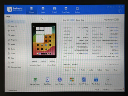 iPad 8. gen. (A2429) - 32GB - Cellular (LTE) - Space Gray - faktura VAT 23%