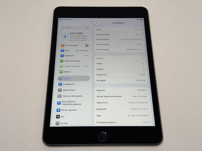 iPad mini 5 (A2124) - Cellular (LTE) - 64GB - faktura VAT 23%
