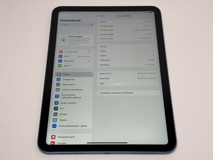 iPad 10. gen. (A2696) - 64GB - faktura VAT 23%
