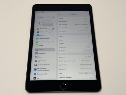 iPad mini 5 (A2124) - 256GB - Cellular (LTE) - faktura VAT 23%