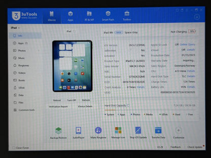 iPad 9. gen. (A2602) - 64GB - Space Gray - faktura VAT 23%