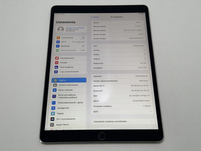 iPad Pro 10.5 (A1709) - 64GB - Cellular (LTE) - faktura VAT 23%