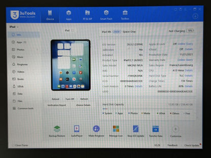 iPad 9. gen. (A2602) - 256GB - Space Gray - faktura VAT 23%