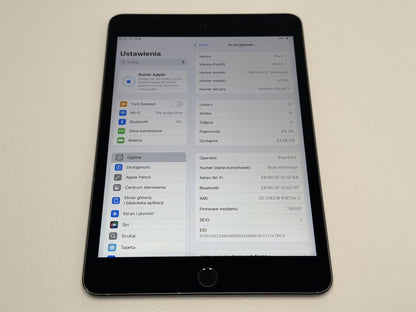 iPad mini 5 (A2124) - Cellular (LTE) - 64GB - faktura VAT 23%