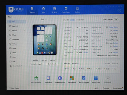 iPad 9. gen. (A2602) - 64GB - Space Gray - faktura VAT 23%