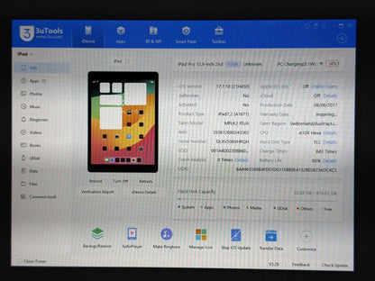 iPad Pro 12.9 2. gen. (A1671) - 512GB - Cellular (LTE) - faktura VAT 23%