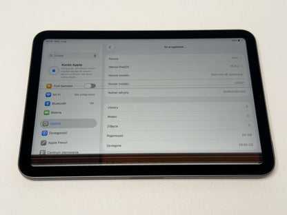 iPad mini 6 (A2567) - 64GB - wylany - faktura VAT 23%