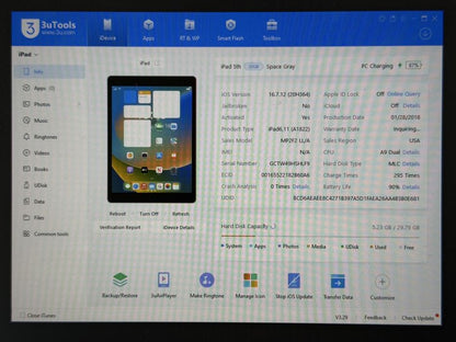 iPad 5. gen. (A1822) - 32GB - faktura VAT 23%