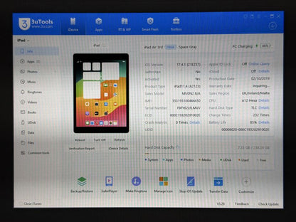 iPad Air 3 (A2123) - 256GB - Cellular (LTE) - faktura VAT 23%