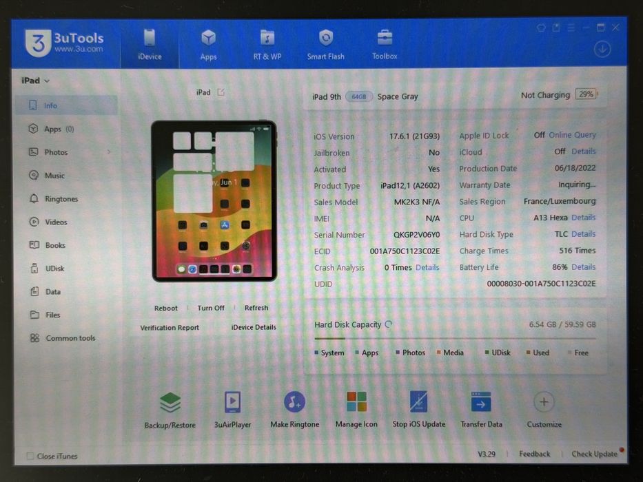 iPad 9. gen. (A2602) - 64GB - faktura VAT 23%