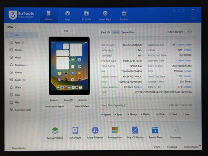 iPad 5 (A1823) - 128GB - Cellular (LTE) - faktura VAT 23%