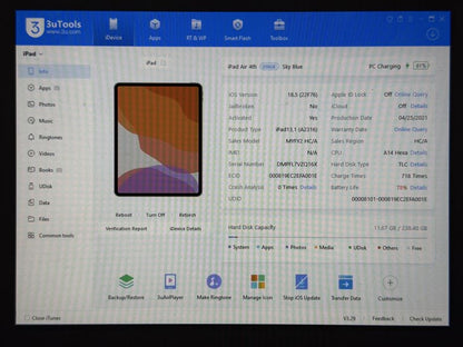 iPad Air 4 (A2316) - 256GB - faktura VAT 23%