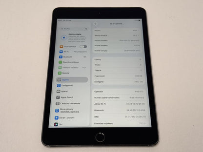 iPad mini 5 (A2124) - 256GB - Cellular (LTE) - faktura VAT 23%