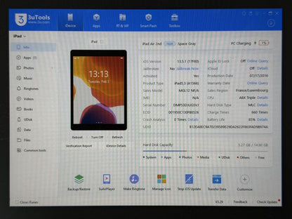 iPad Air 2 (A1566) - 16GB - faktura VAT 23%